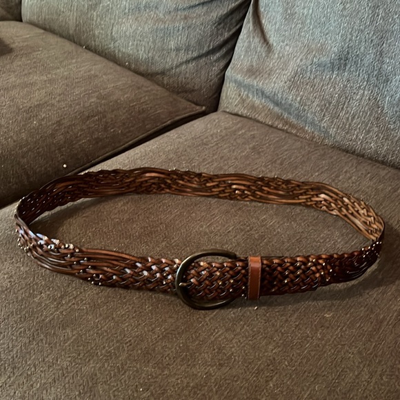 Levi’s Leather Braided & Studed Belt 39” - Picture 6 of 8